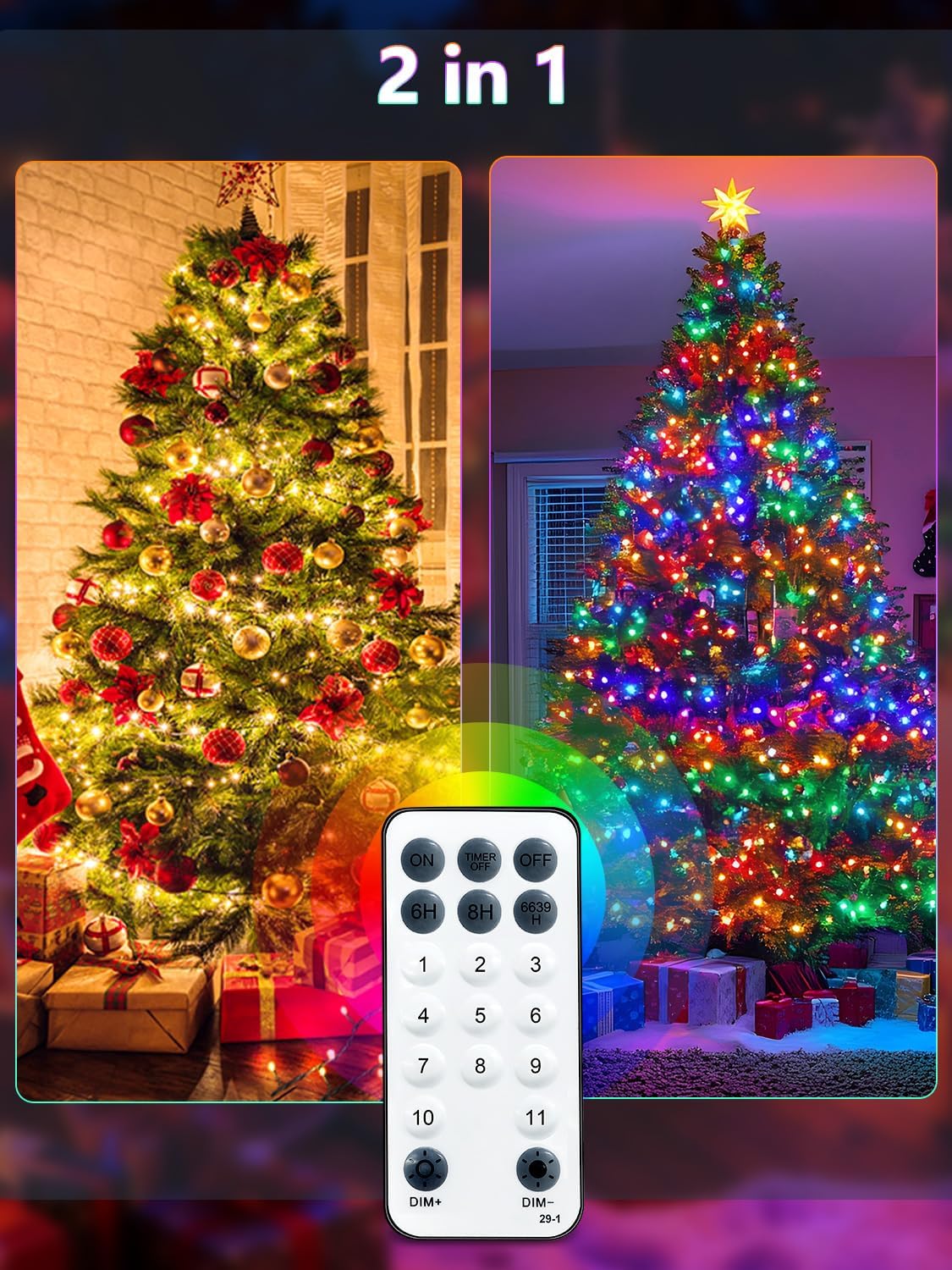 Catene Luminose per Esterni 105M 1000 LED - immagine 2