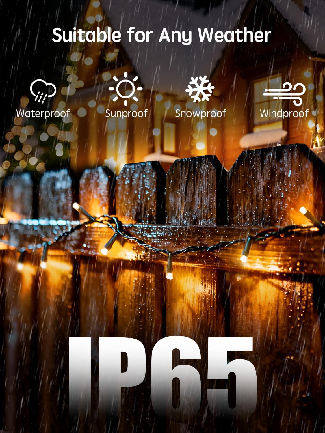 Catene Luminose per Esterni 105M 1000 LED - immagine 4