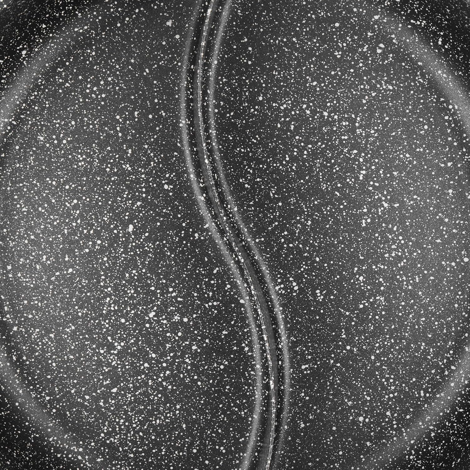 Sitram 716948 - Pentola 2 Scomparti Alluminio 28cm - immagine 4