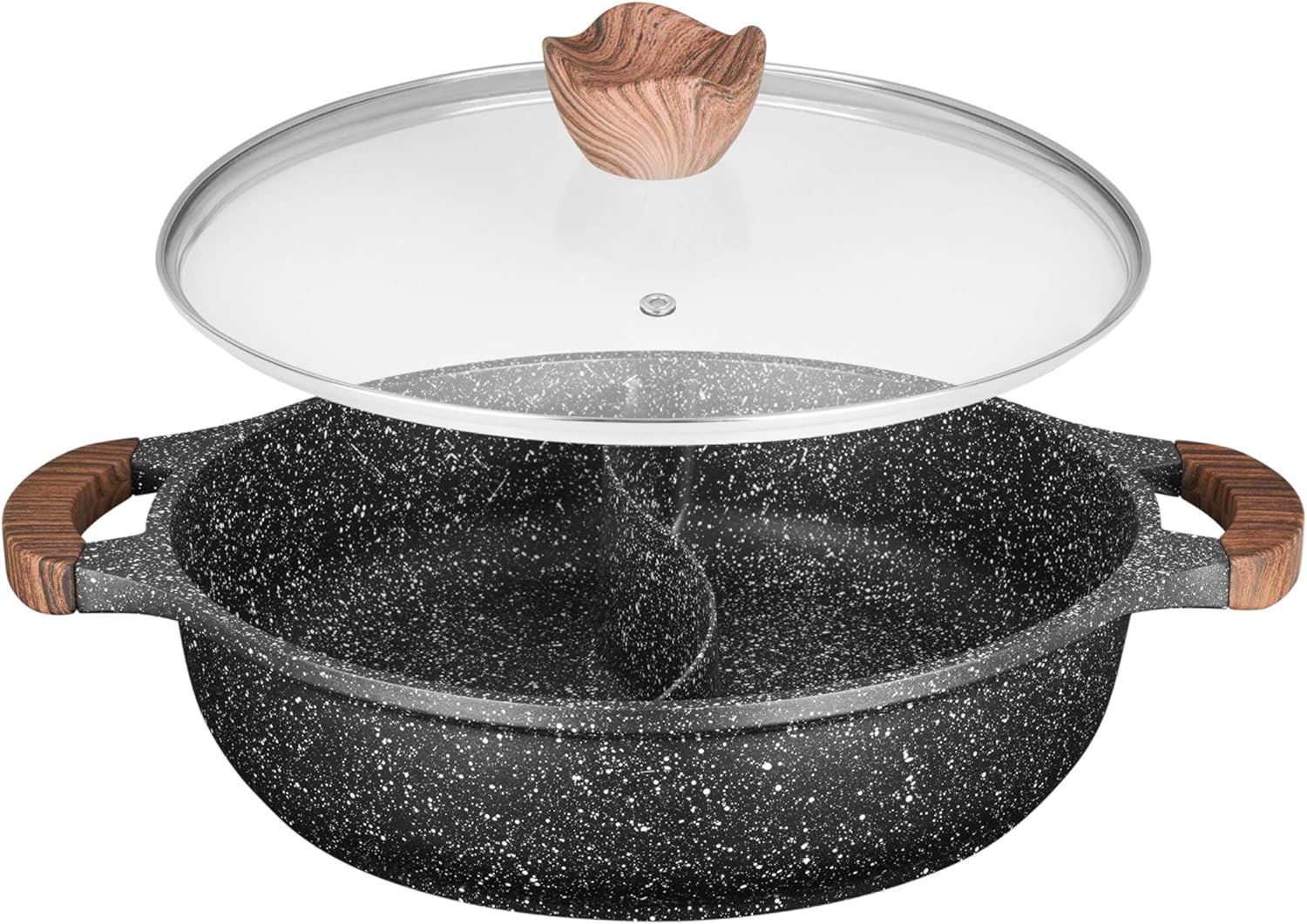 Sitram 716948 - Pentola 2 Scomparti Alluminio 28cm - immagine 8