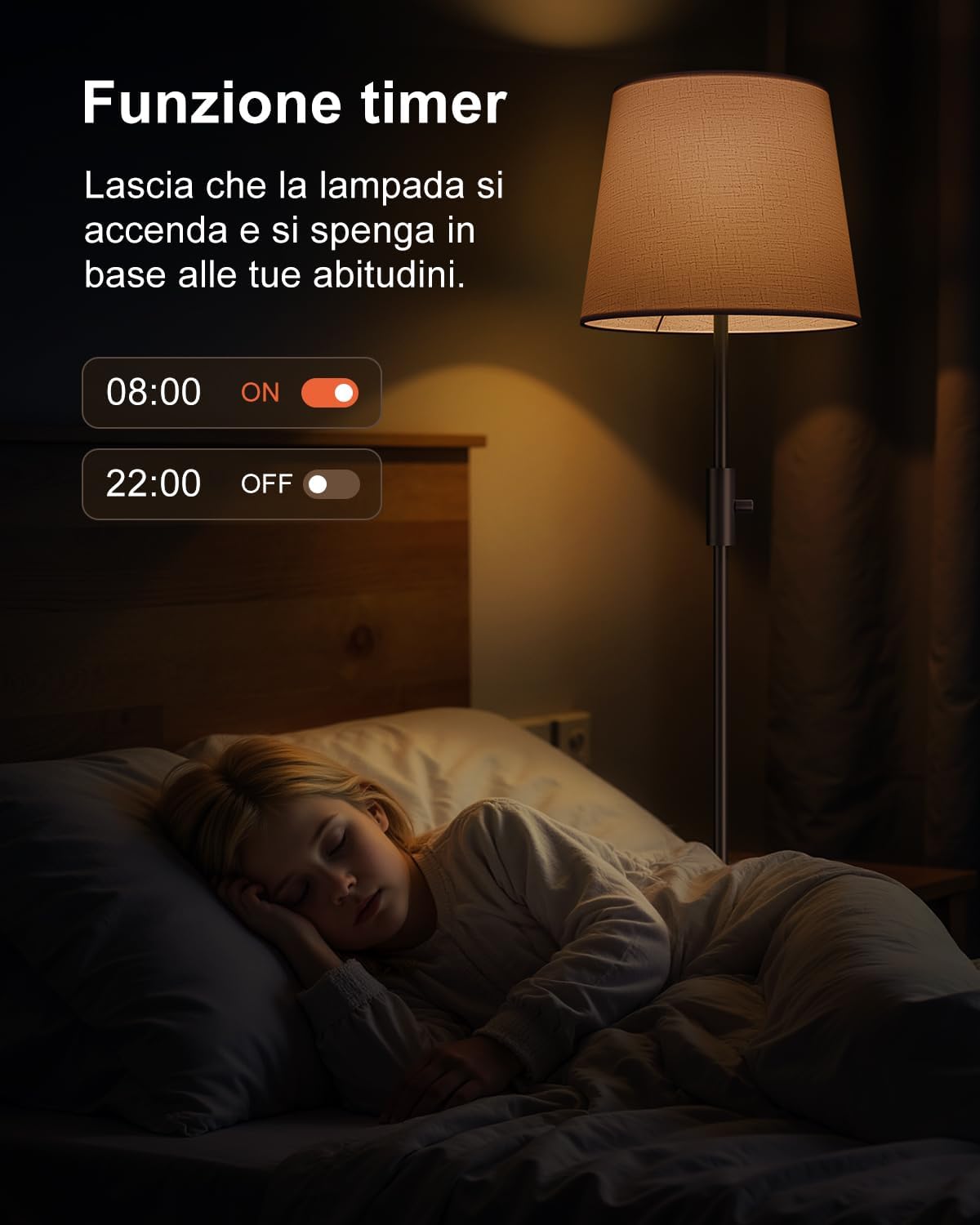 DUSKTEC Lampada da Terra Smart RGB per Salotto - immagine 5