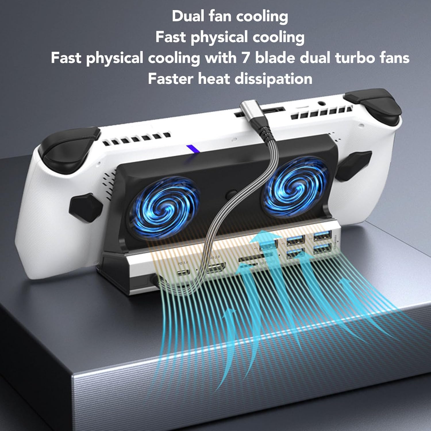Docking Station 10 in 1 per Steam Deck e Rog Ally - immagine 5