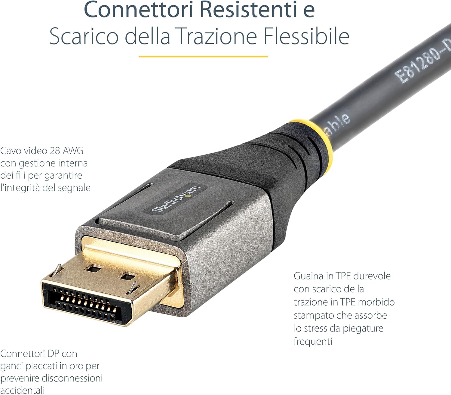 Startech.com Cavo DisplayPort 1.4 Certificato VESA 5m - immagine 4