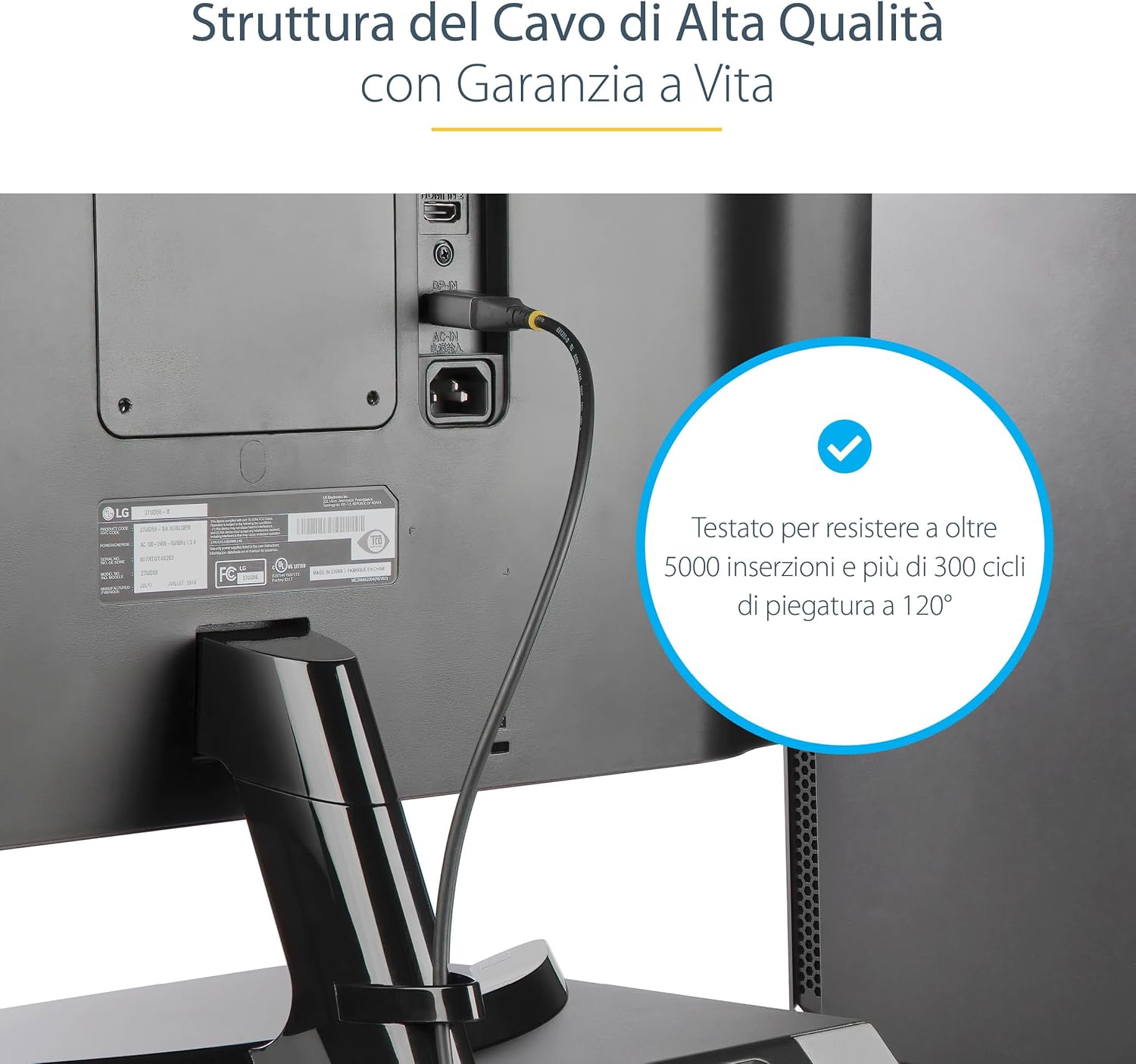 Startech.com Cavo DisplayPort 1.4 Certificato VESA 5m - immagine 5