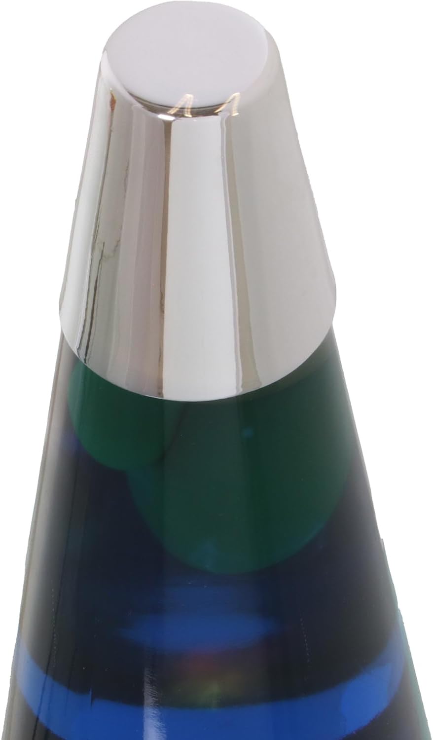 LÁMPARA LAVA METAL BRILLO LÍQUIDO VERDE/AZUL - immagine 2