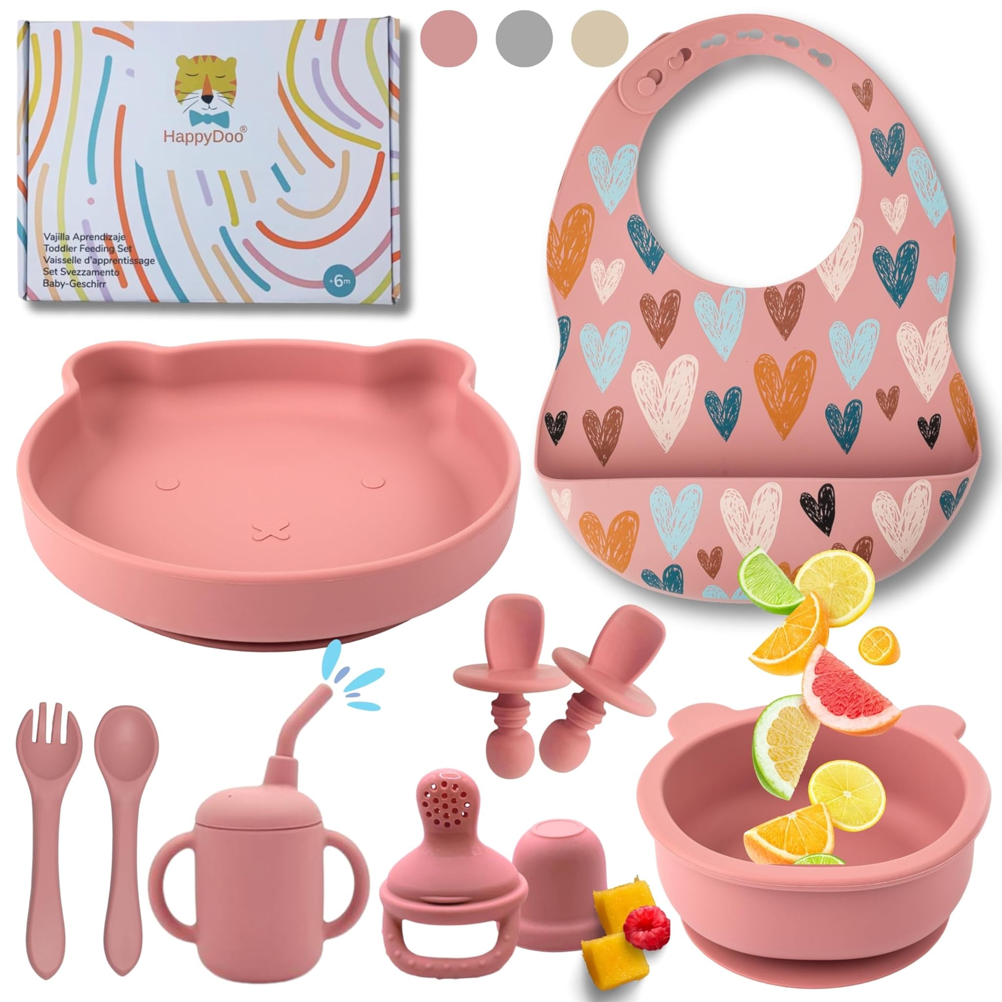 Happydoo Set Pappa Svezzamento 12 Pezzi