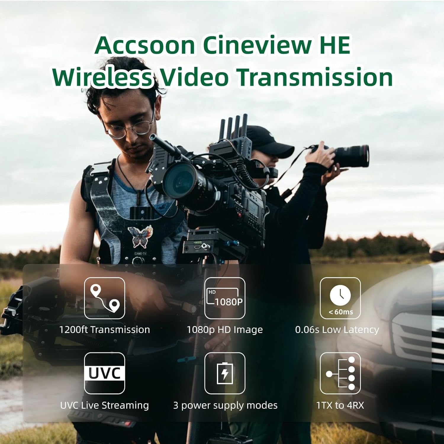 Accsoon CineView HE - Ricevitore HDMI 1080p - immagine 2