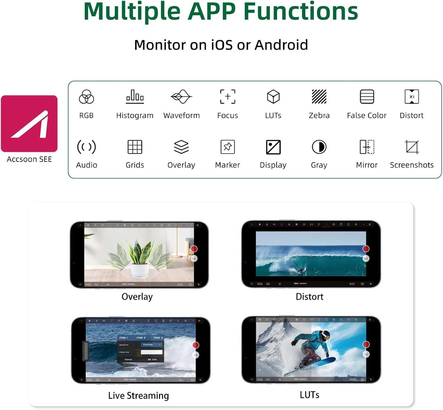 Accsoon CineView HE - Ricevitore HDMI 1080p - immagine 6