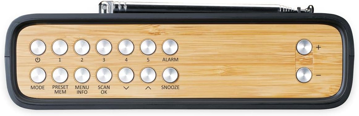 Lenco PDR Radio Portatile DAB+ con Bluetooth, Nero - immagine 4