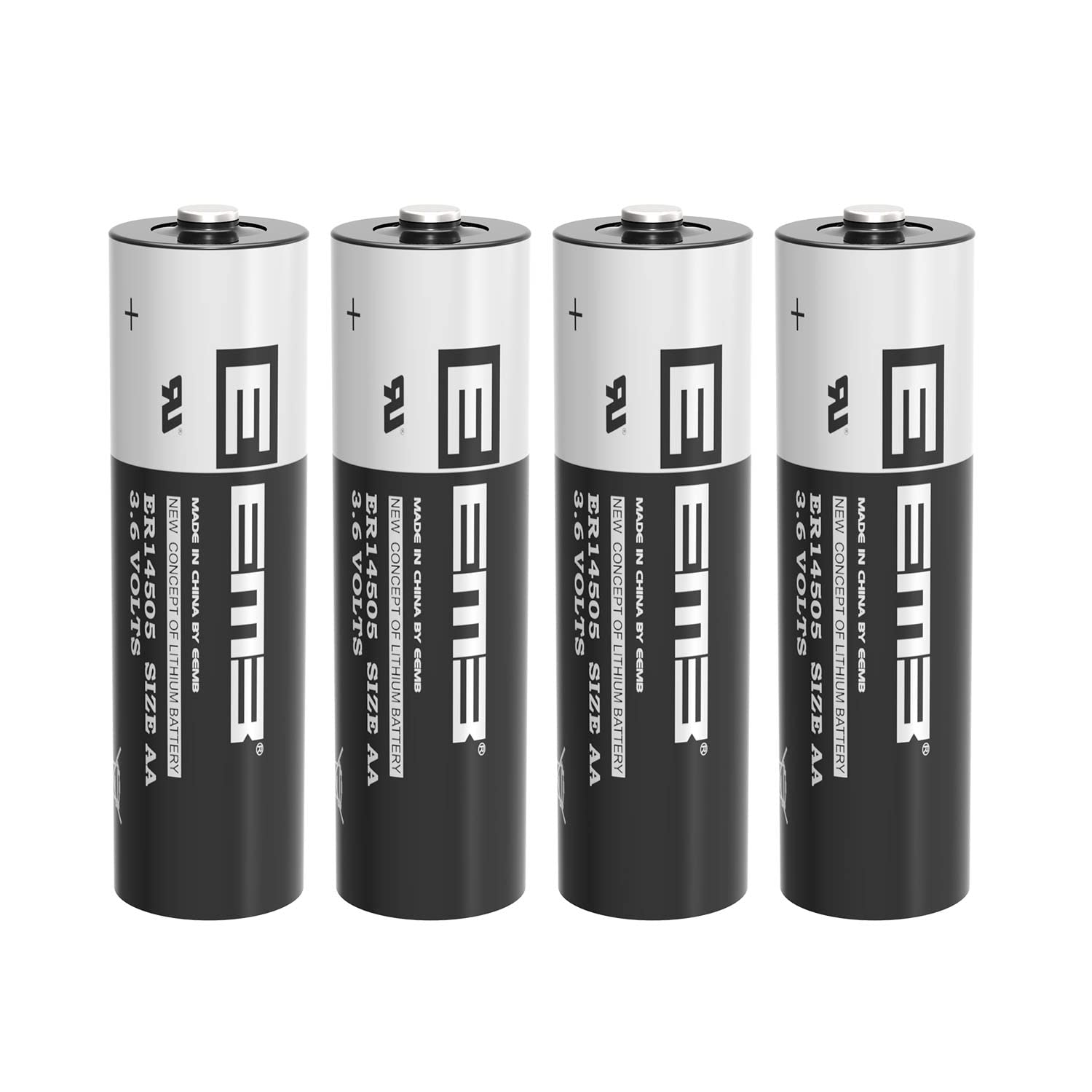 Eemb 4pcs ER14505 AA 3.6V Batteria al Litio non ricaricabile