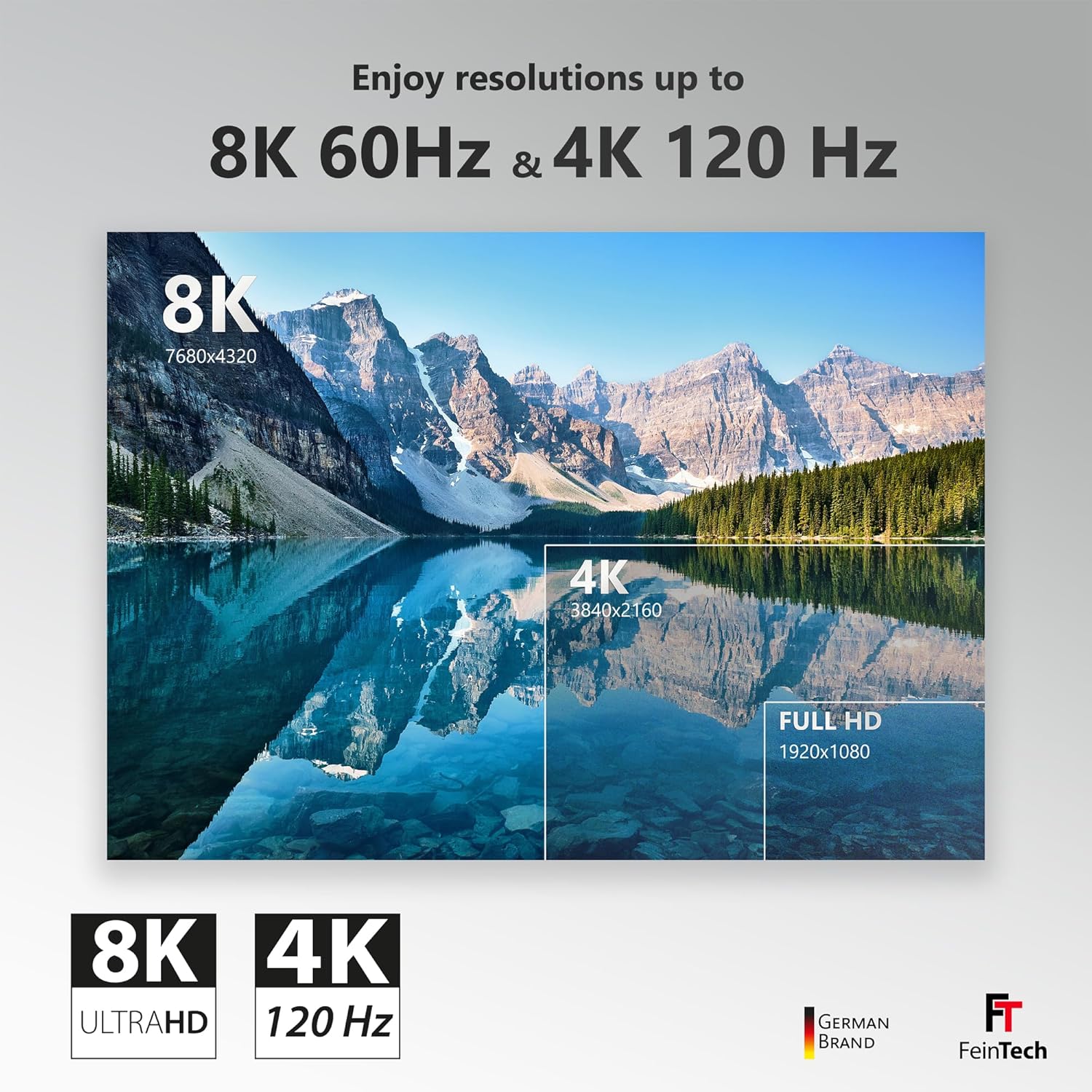 Feintech Cavo Fibra Ottica HDMI 8K 10m - immagine 2