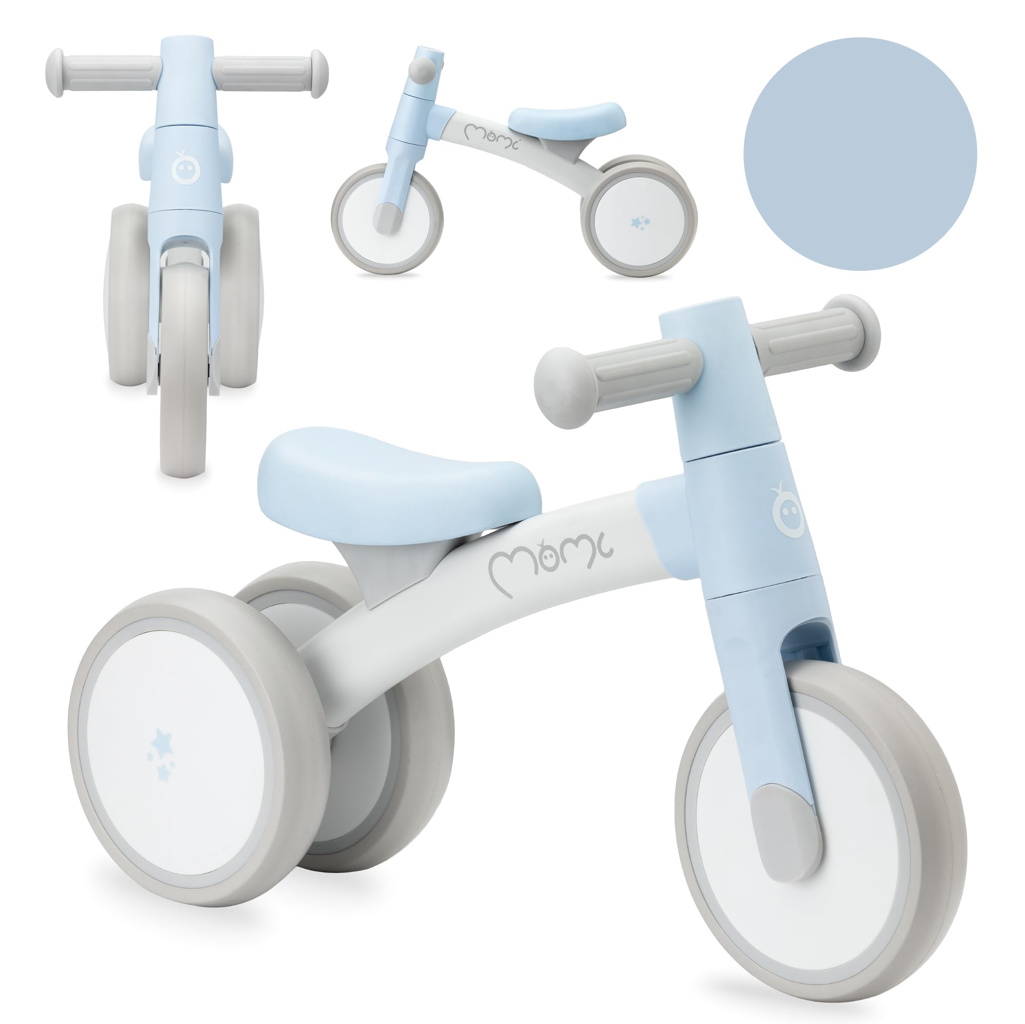 Momi TEDI - Mini Triciclo Bambini 1,2kg, Blau