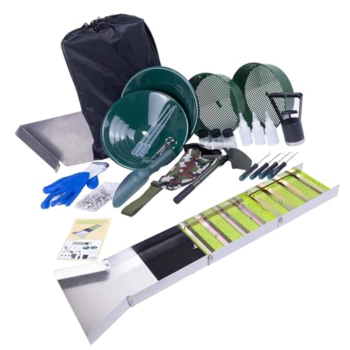 Bewinner Kit Scatola Sluice Pieghevole 50 Pollici/127 Cm