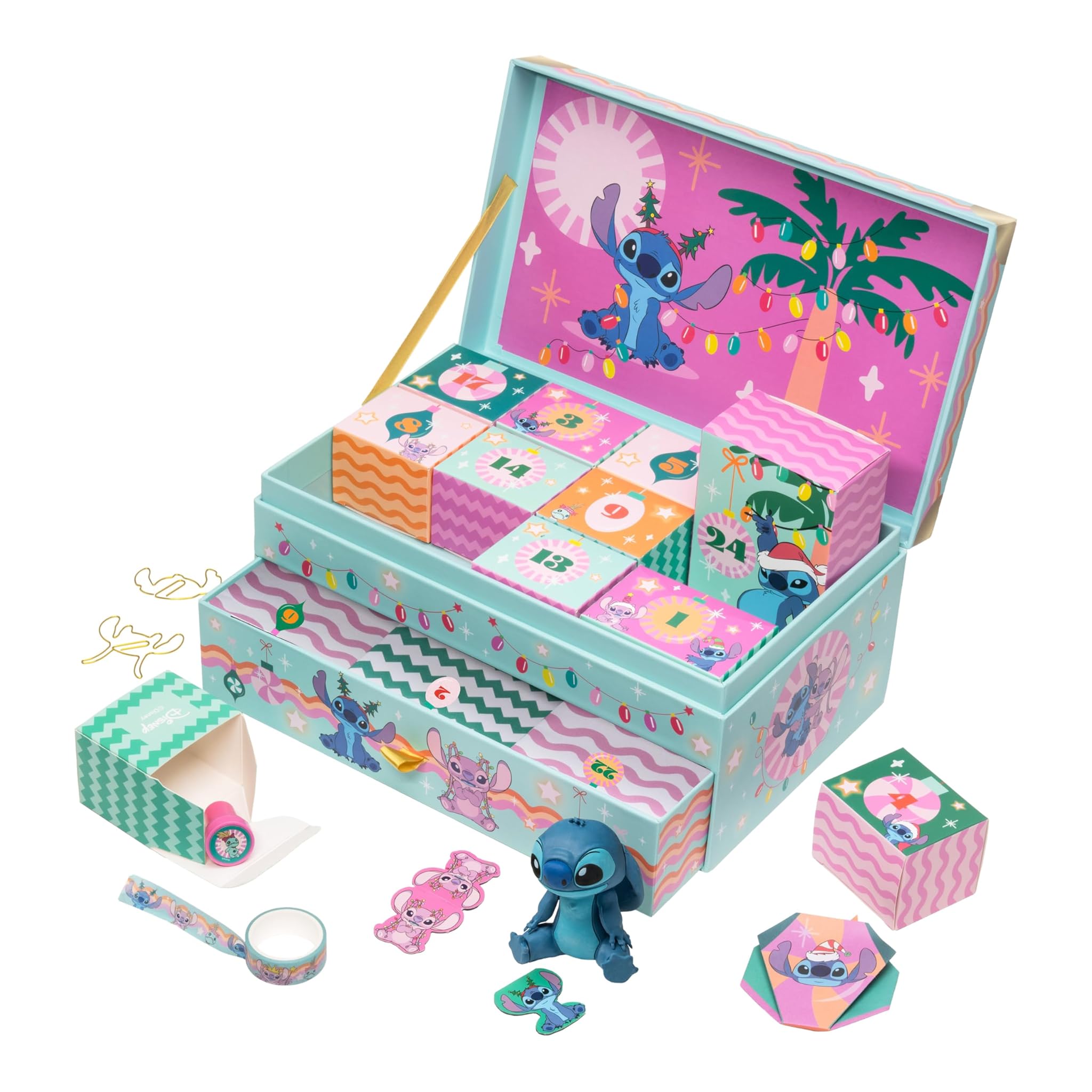 Paladone Stitch - Calendario dell'Avvento 24 Giorni