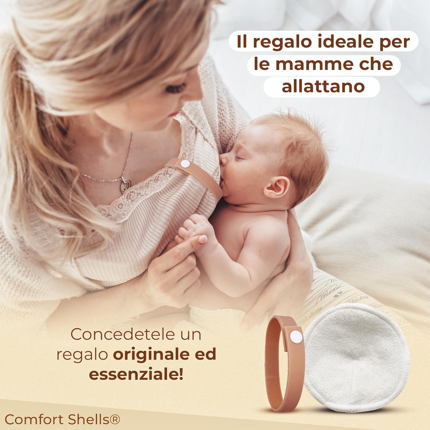 ComfortShells® Coppette Assorbilatte Lavabili in Bambù - immagine 6