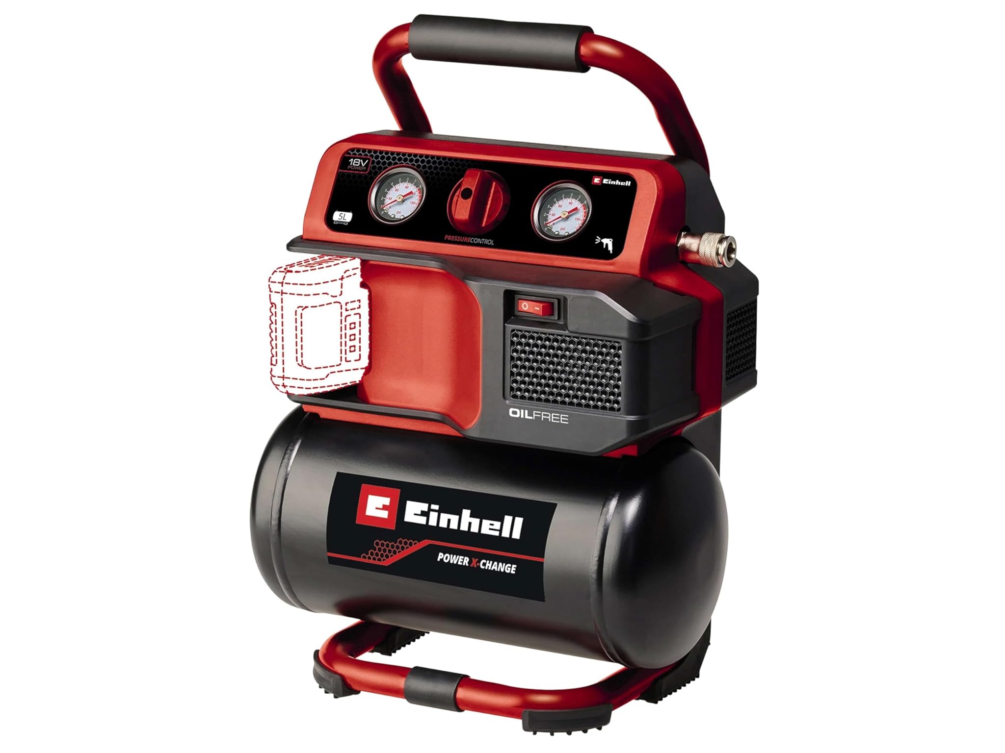 Einhell Compressore TE-AC 18/75 Li OF Solo Power X-Change