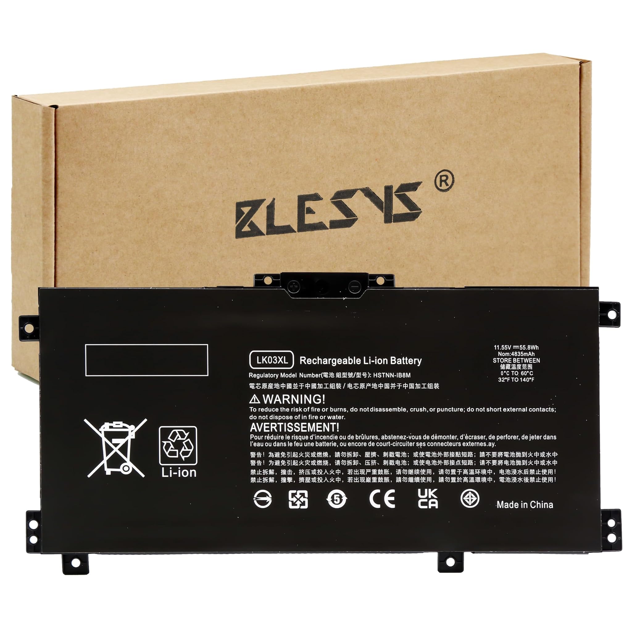 Blesys Batteria per HP Envy X360 15-bp0xx 15-cn1001nl