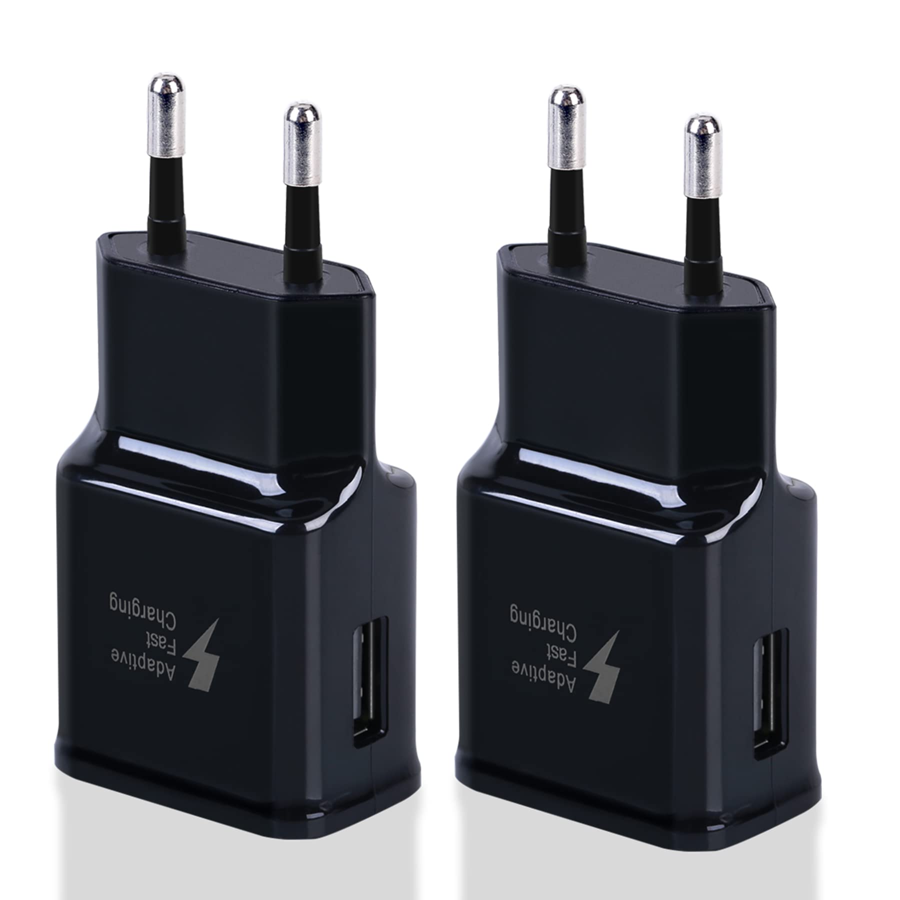 2x Caricabatterie USB Adattivo Rapido