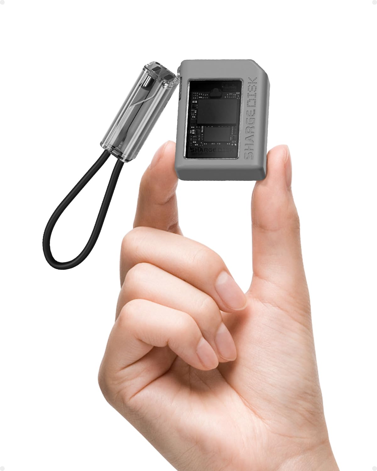 Sharge Box SSD M.2 NVMe con Raffreddamento Attivo, Grigio