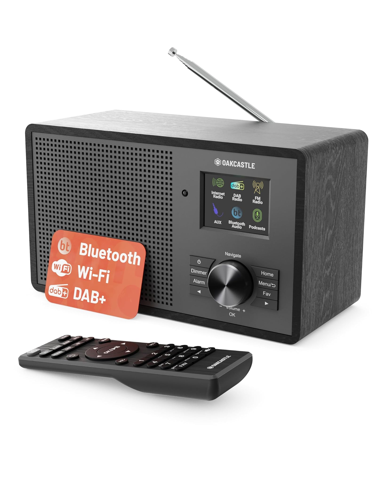 Oakcastle IR200 - Radio Internet WiFi DAB+ FM