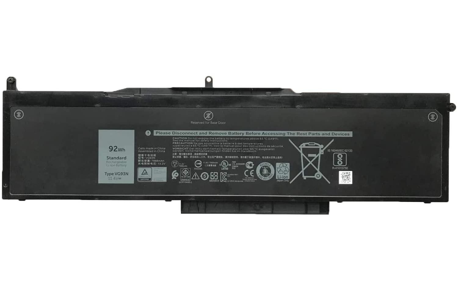 VG93N Batteria di Ricambio per Dell Latitude/Precision