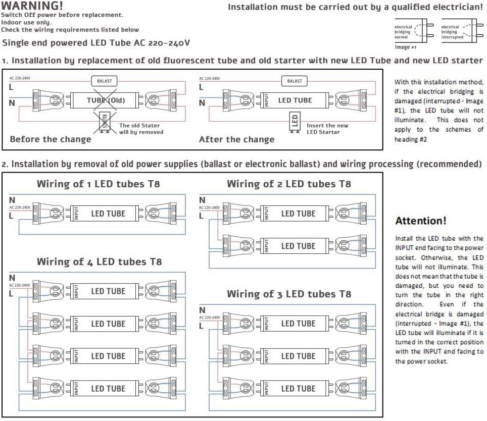 ZoneLED SET 25 Tubi Neon LED T8 G13 60cm - immagine 7