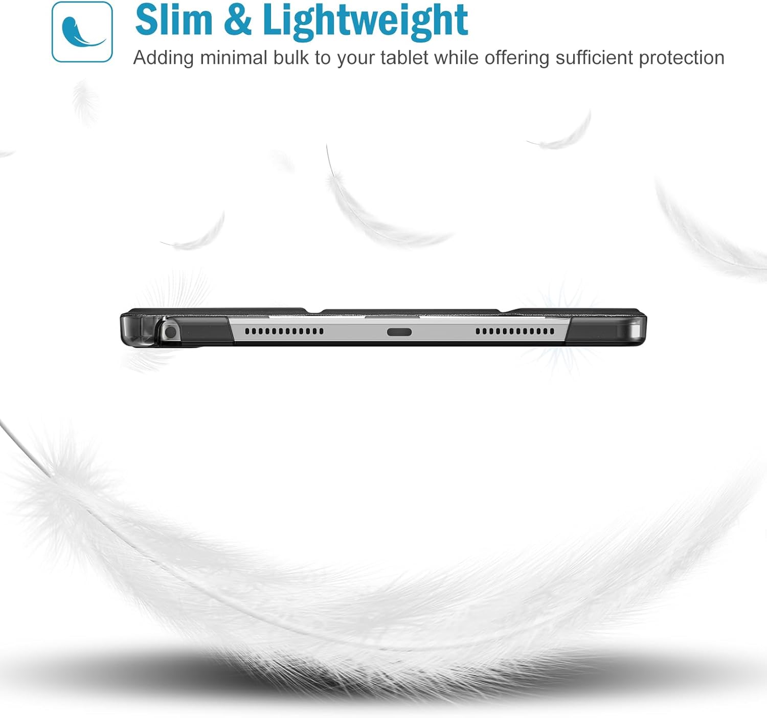 Procase Cover per Lenovo Idea Tab 11 Pollici 2025 - Nera - immagine 5