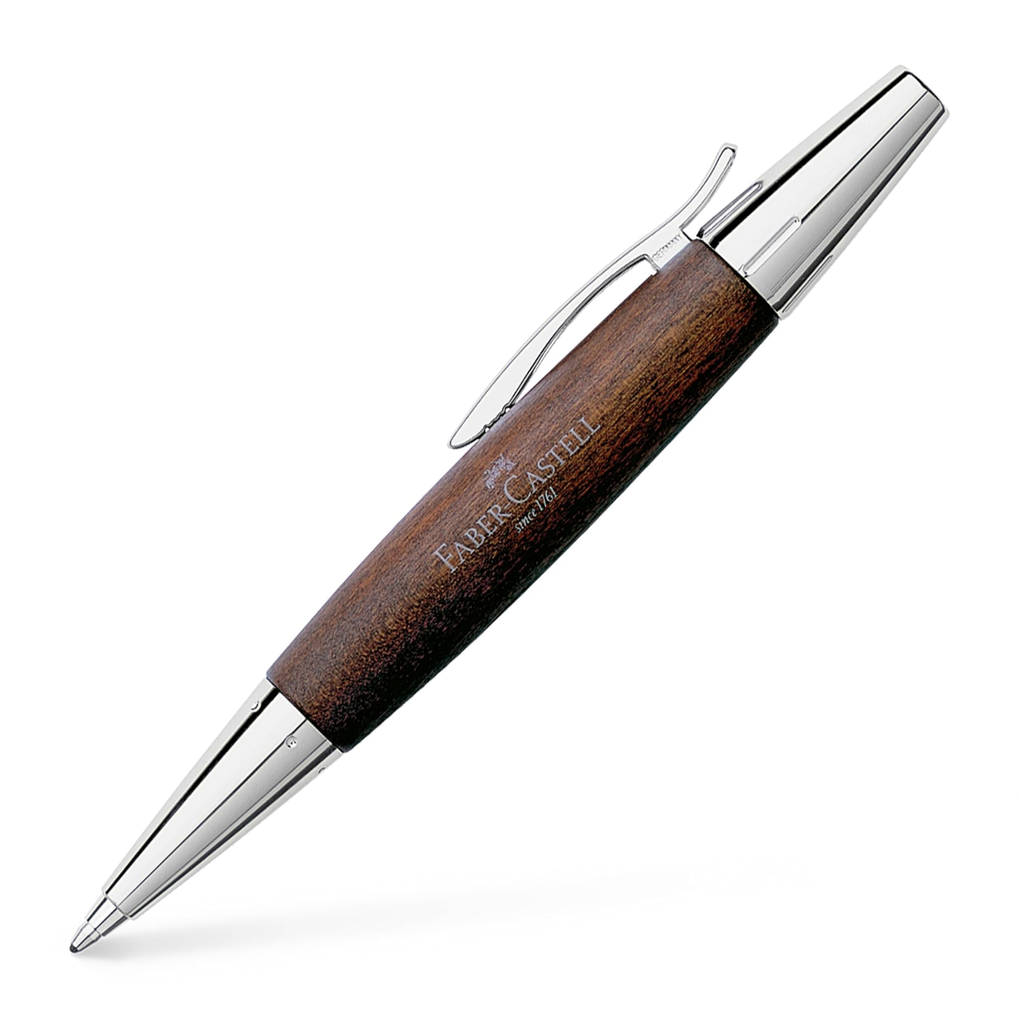 Faber-castell 148381 - Biros e-motion Legno di Pero, Marrone