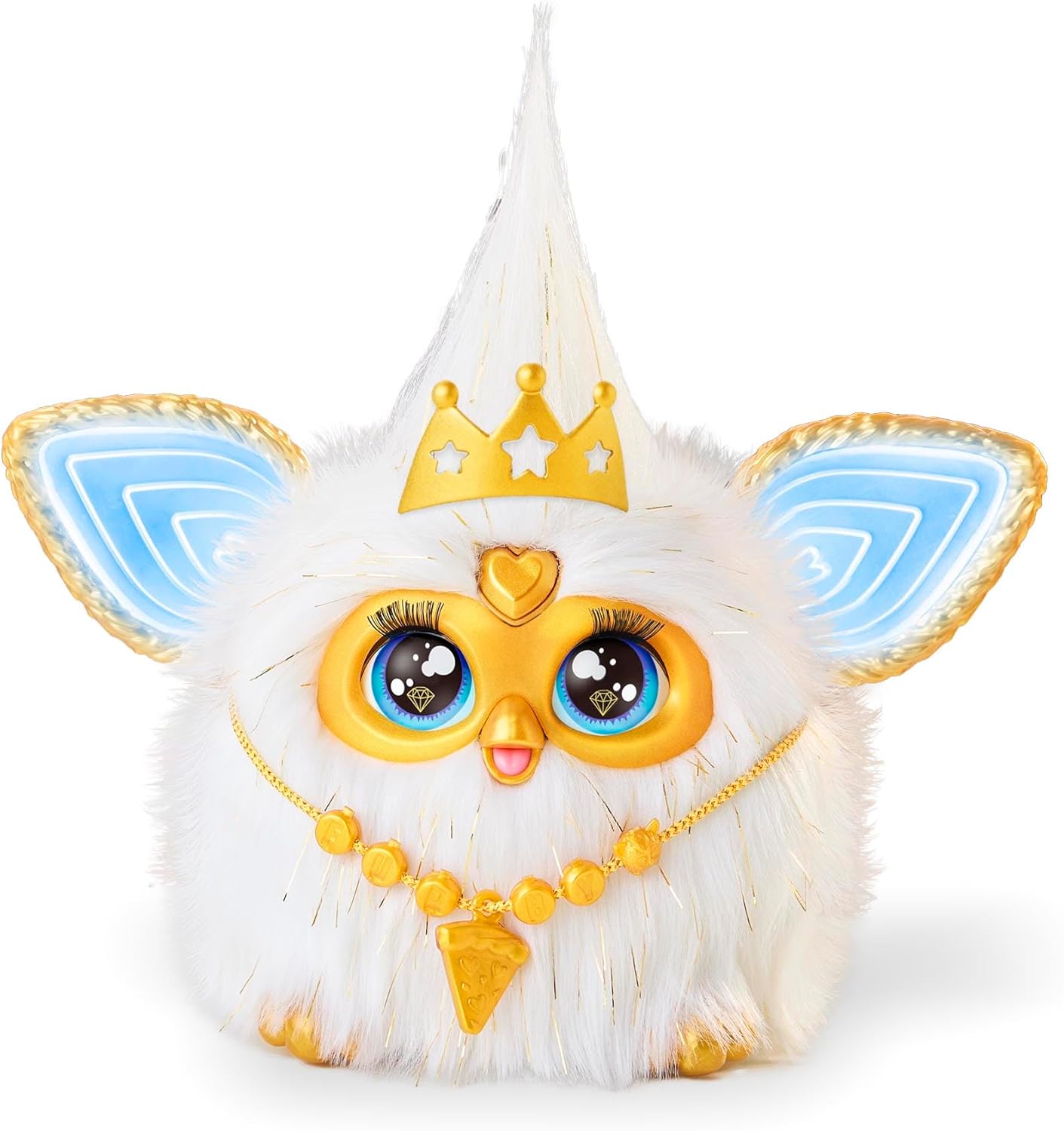 Furby Brillante Dorato, Peluche Interactive - Versione Francese - immagine 1