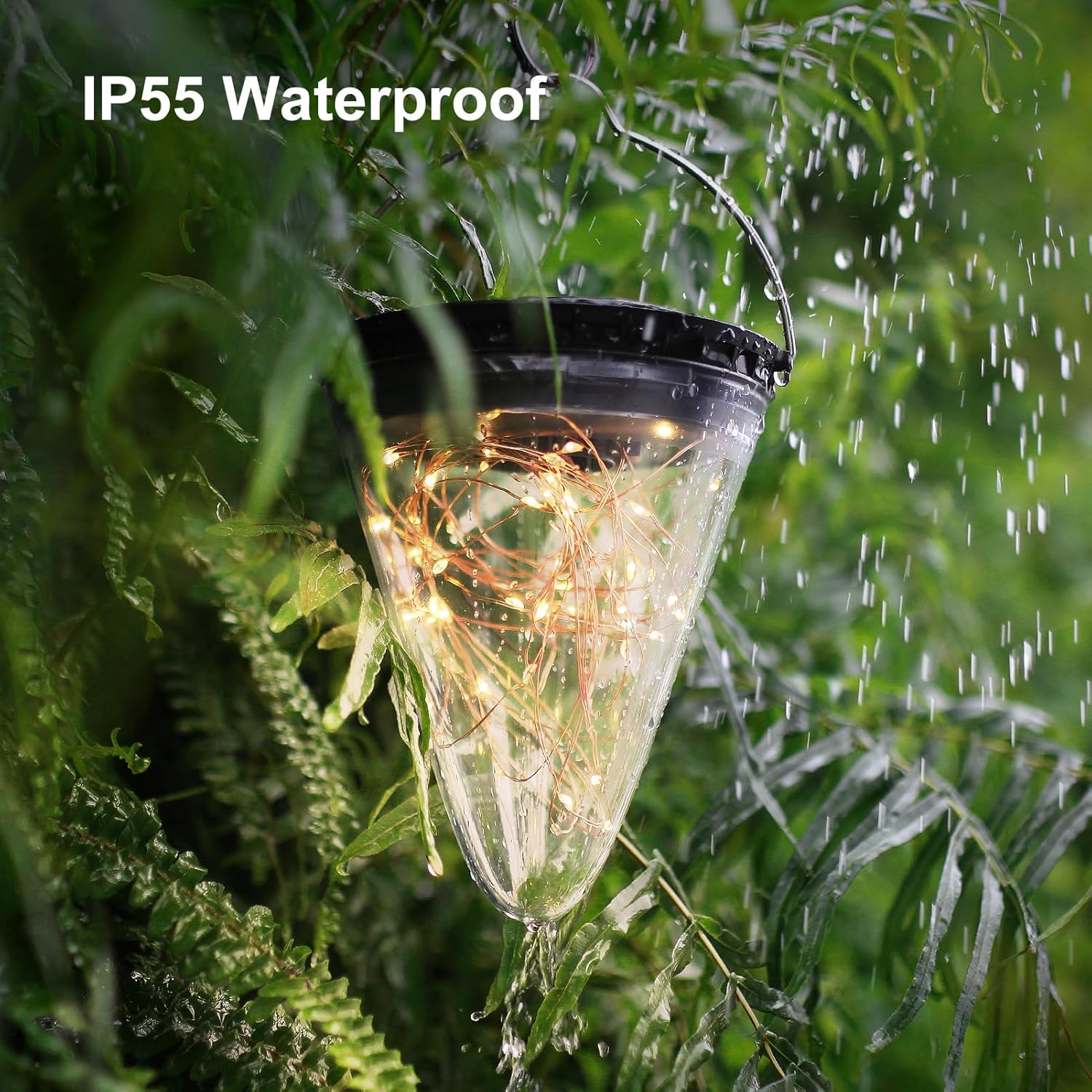 Dawalight Lanterna Solare da Esterno 2 Pezzi 50 Luci - immagine 3