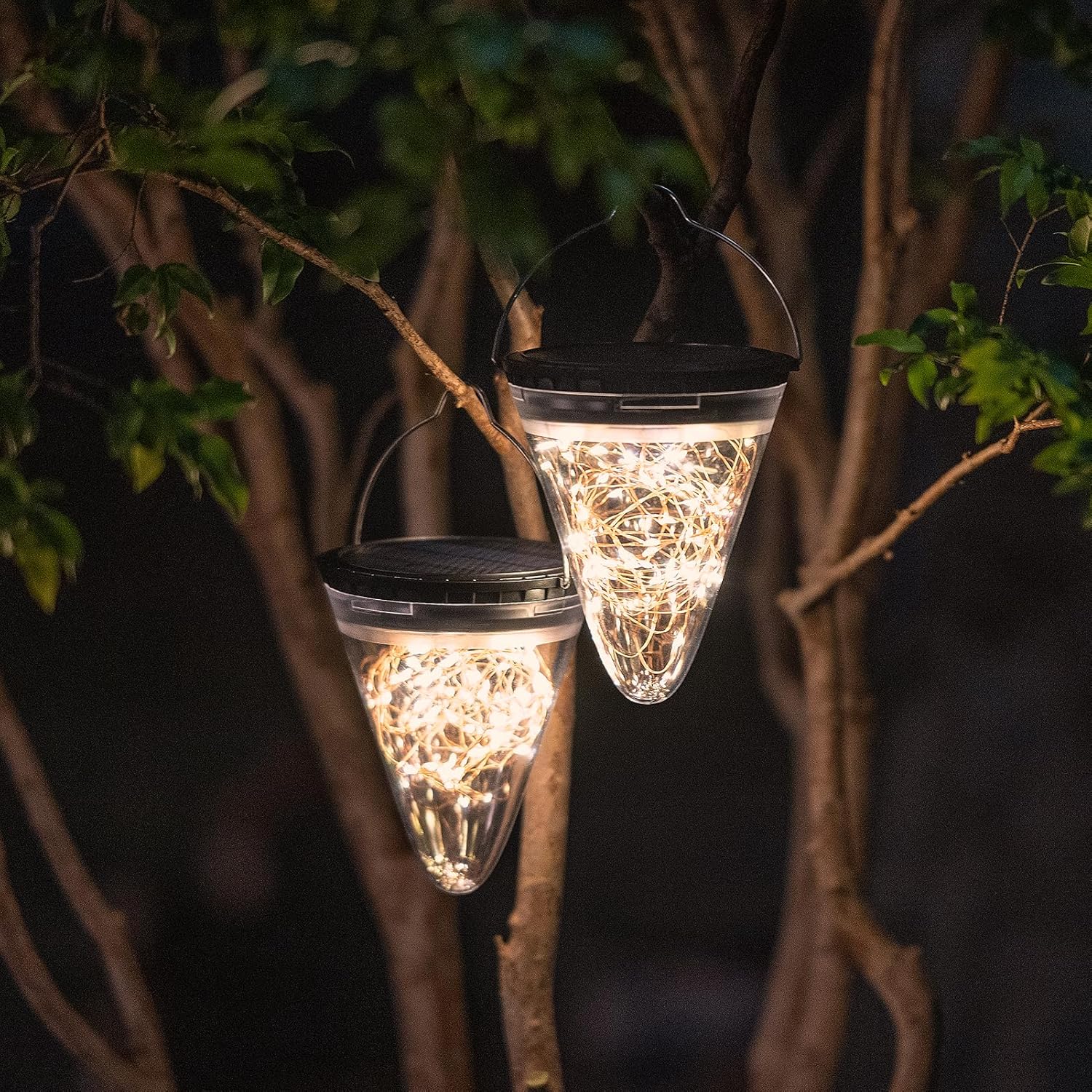 Dawalight Lanterna Solare da Esterno 2 Pezzi 50 Luci - immagine 6