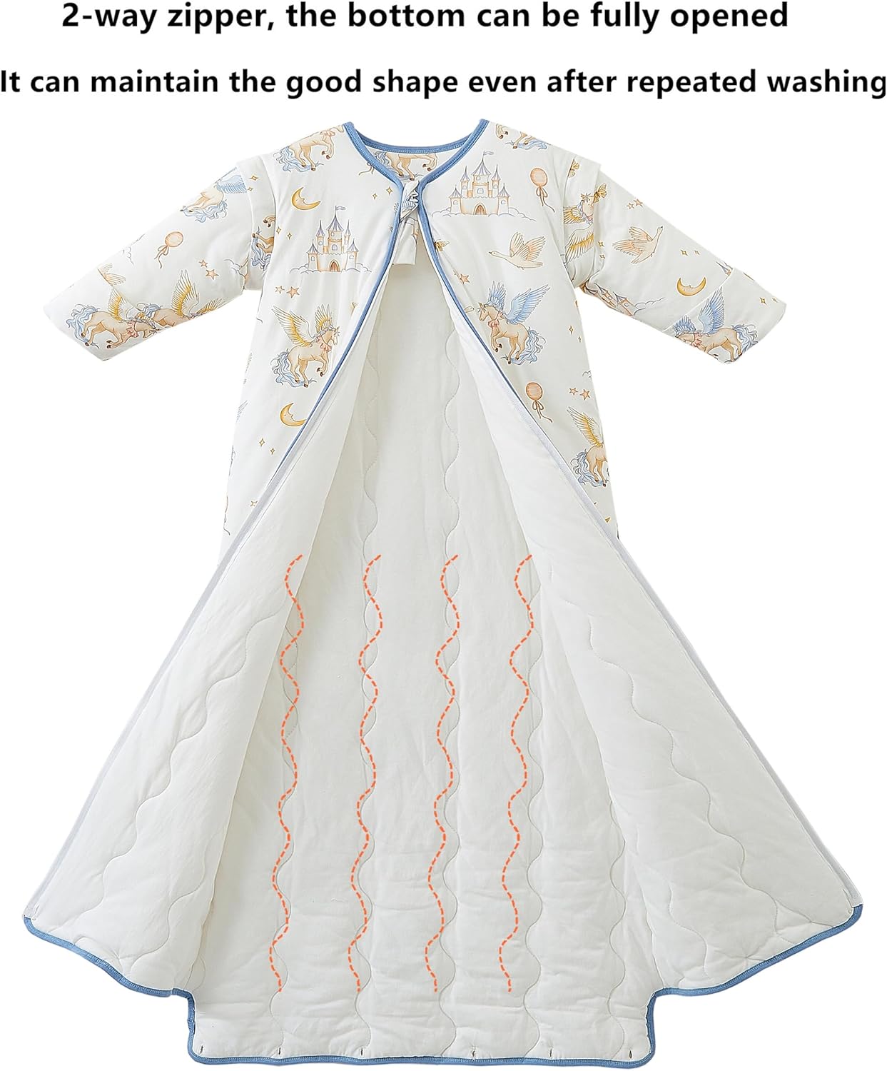 Chilsuessy Sacco a Pelo Bambini con Maniche Staccabili - immagine 4