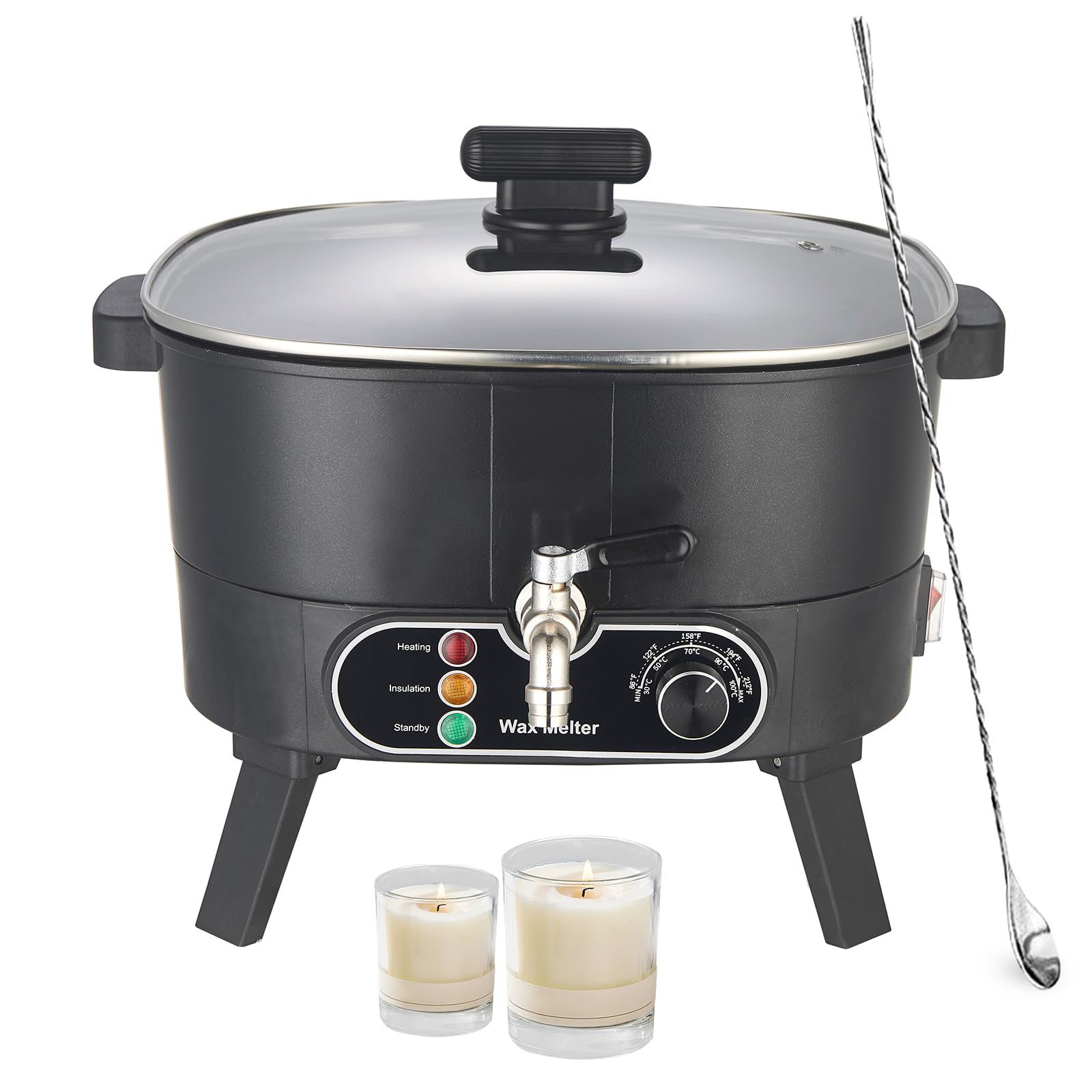 Liropau Cera da Fusione Elettrica 6L per Candele