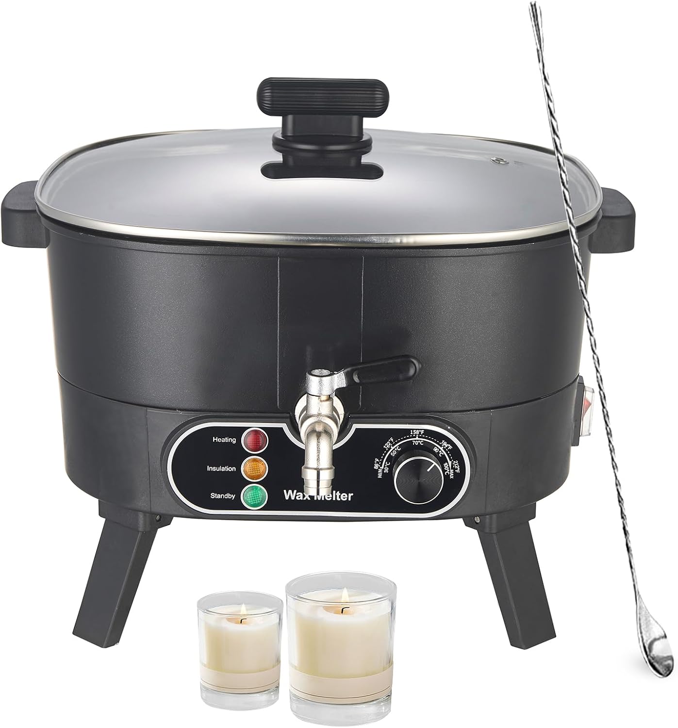 Liropau Cera da Fusione Elettrica 6L per Candele - immagine 1