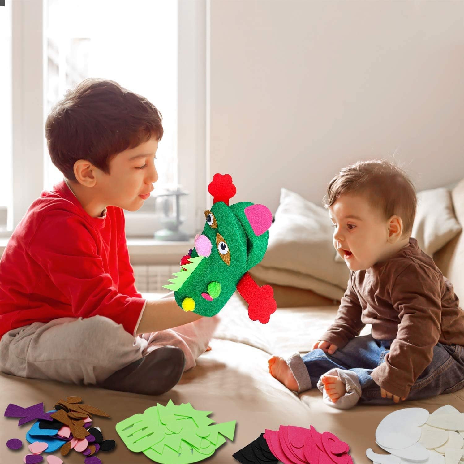 Watinc Lavoretti Creativi per Bambini - Burattini in Feltro - immagine 5