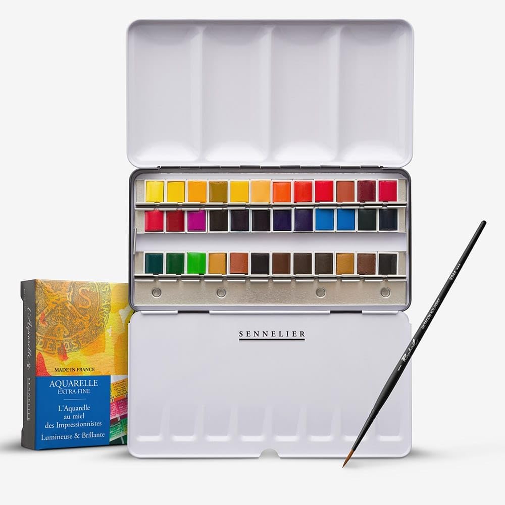 Boîte métal Aquarelle Extra fine 36 Demi - immagine 3