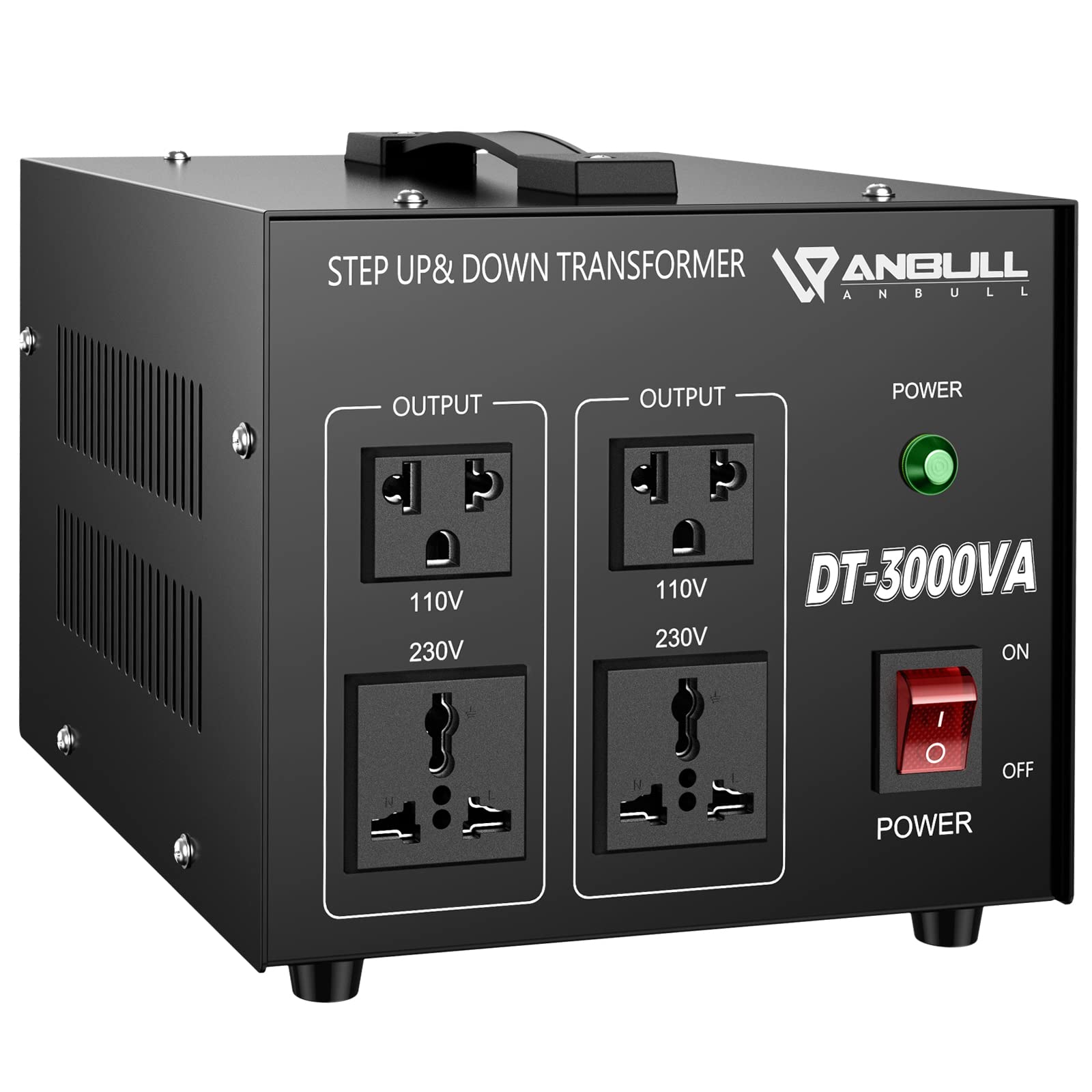 Anbull Convertitore di Tensione DT - 3000 VA