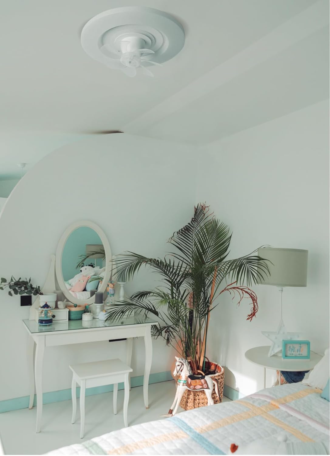 Bel Air Home Ventilatore da Soffitto RAKI LED DC 80W