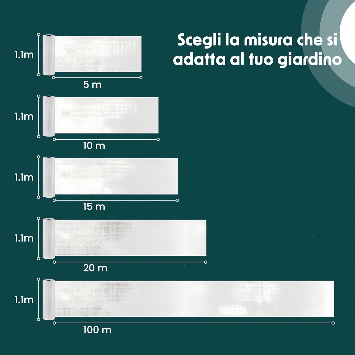 GARDENIX Tessuto Non Tessuto Invernale 50 g/m² - immagine 2