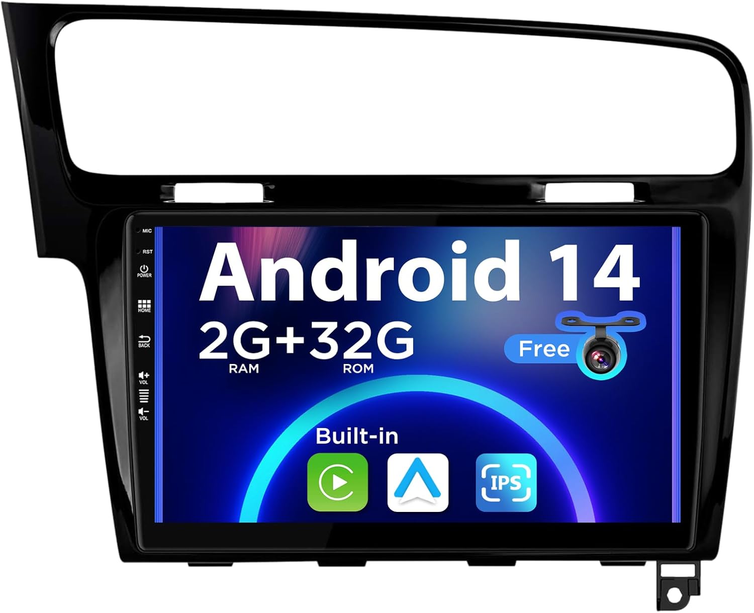 SXAUTO Autoradio Android 14 IPS per Golf 7 (2013-2018) - immagine 1