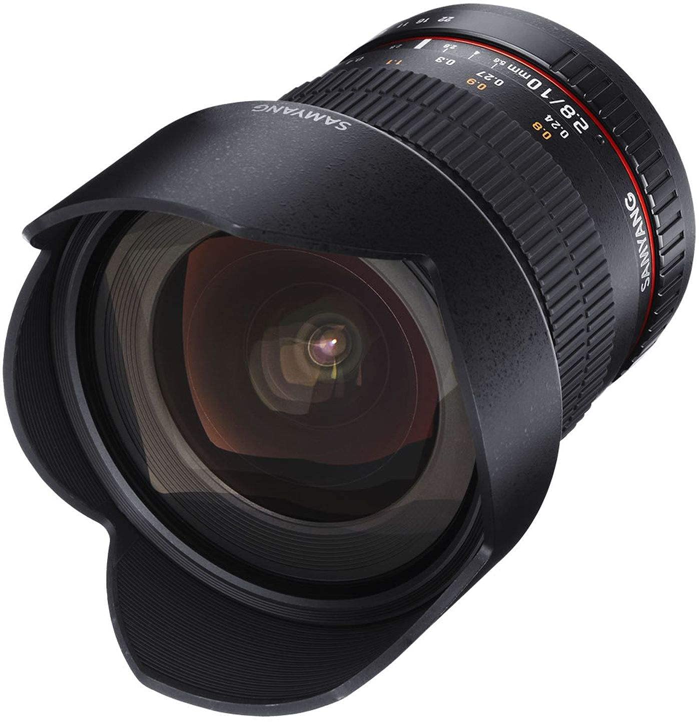 Samyang 1: 2.8 ed AS NCS CS Super Grandangolo Obiettivo, 10 mm